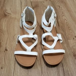 Breckelles Ruby-51 Cutout Gladiator Sandals